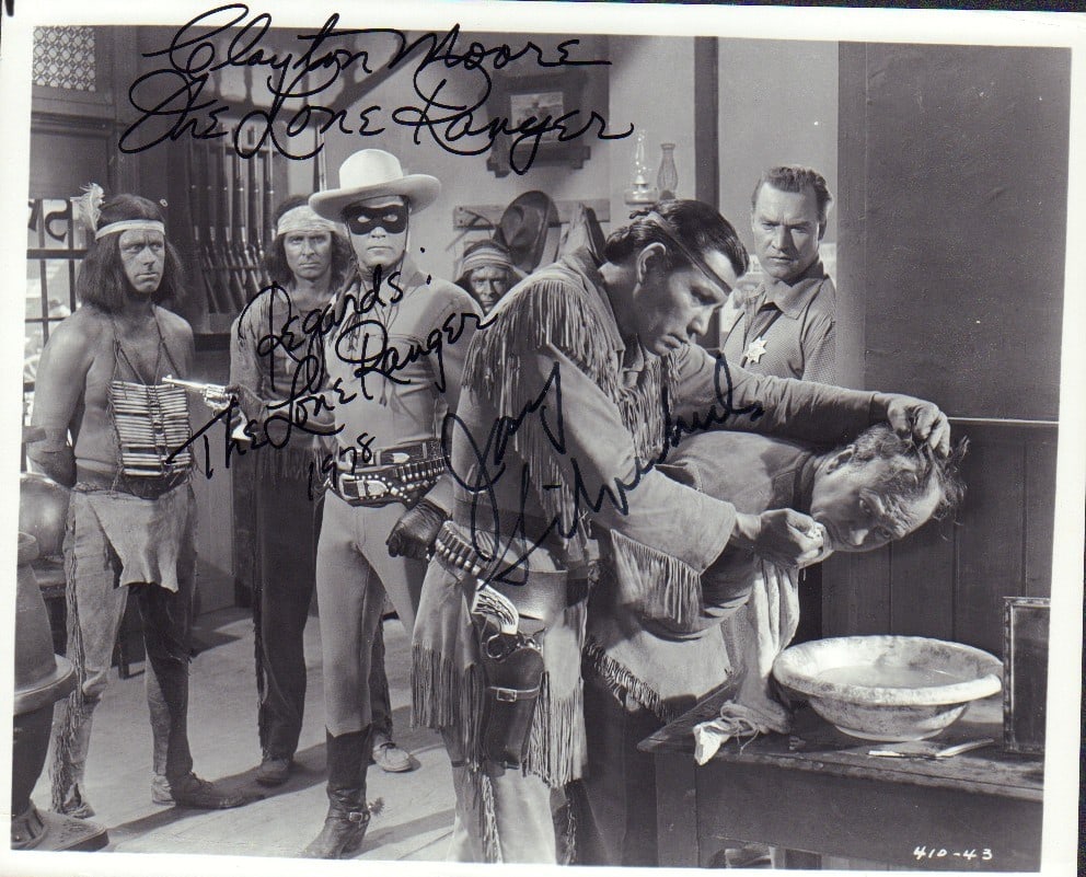 Lone Ranger and Tonto signed photo (1 of 1)