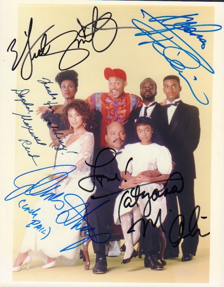 Fresh Prince of Bel Air signed cast photo (1 of 1)
