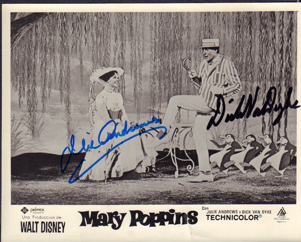 Mary Poppins cast signed photograph (1 of 1)