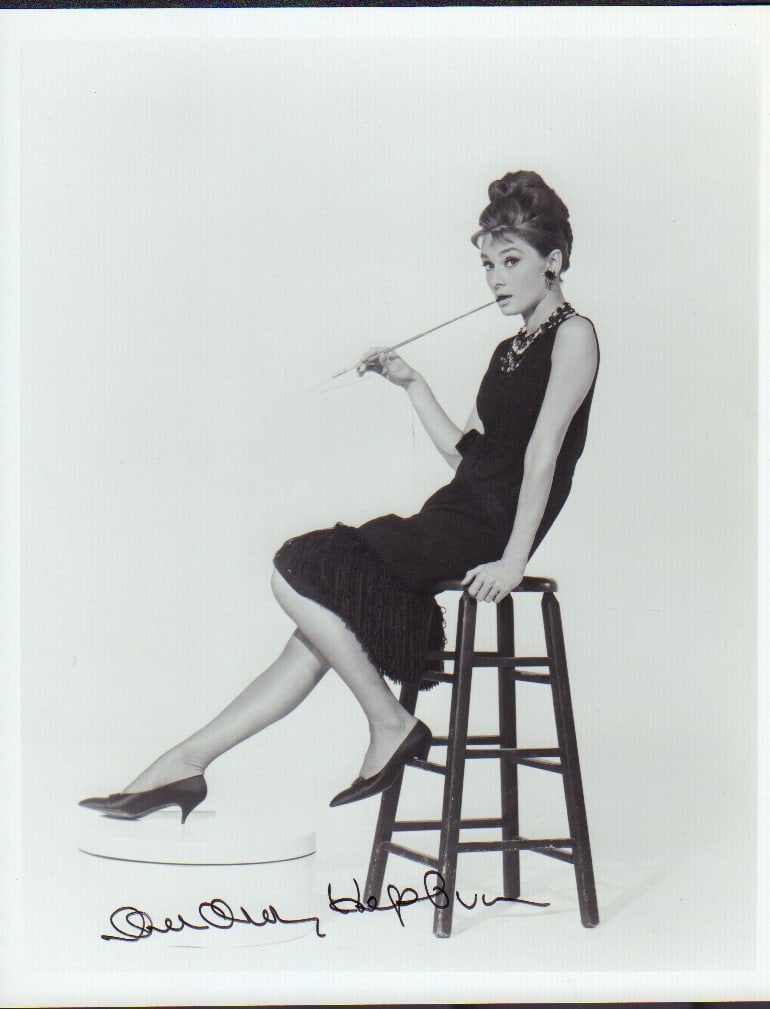 Audrey Hepburn signed photograph (1 of 1)