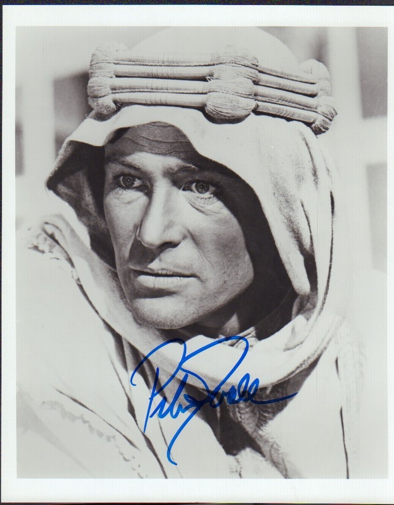 Peter O'Toole signed photograph (1 of 1)