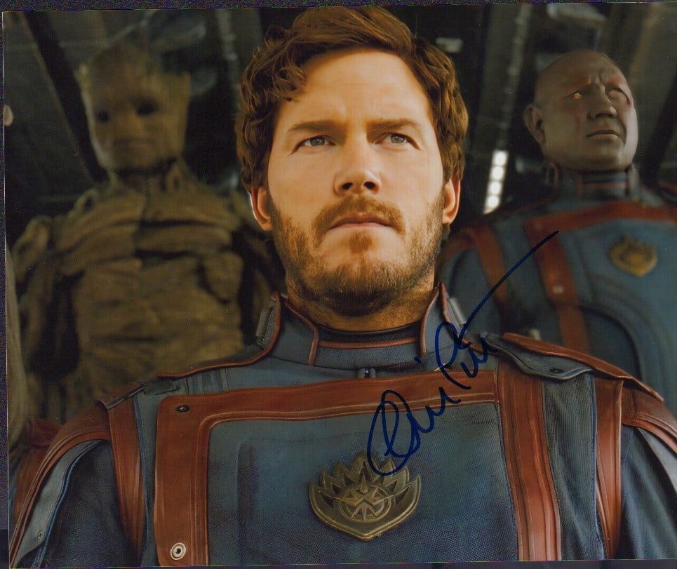 Chris Pratt signed photograph (1 of 1)