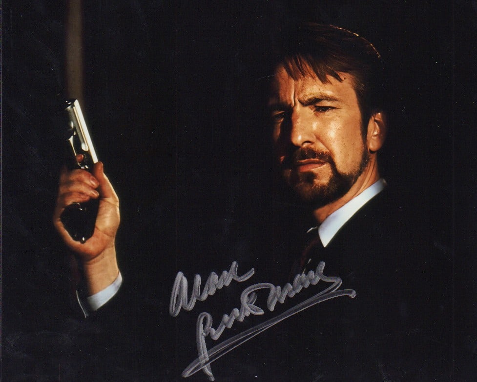 Alan Rickman signed rare photograph (1 of 1)