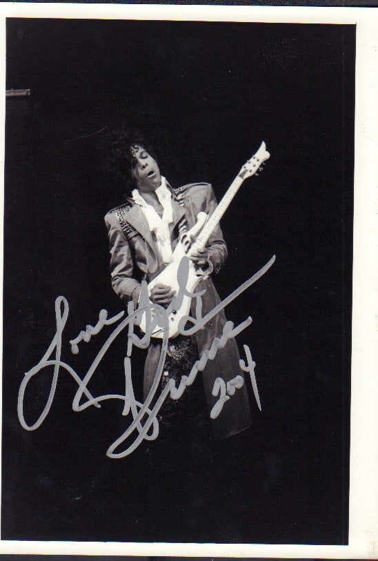 Prince rare signed photograph (1 of 1)