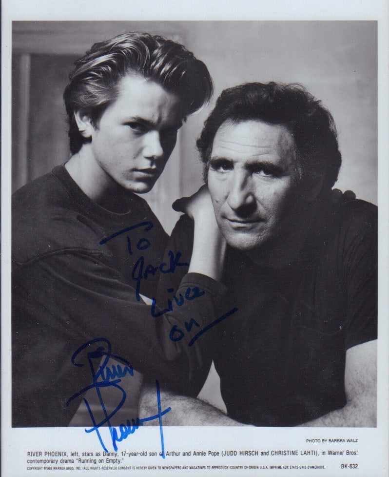 River Phoenix signed photograph (1 of 1)