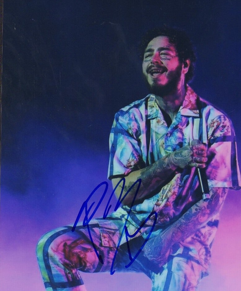 Post Malone signed photograph (1 of 1)