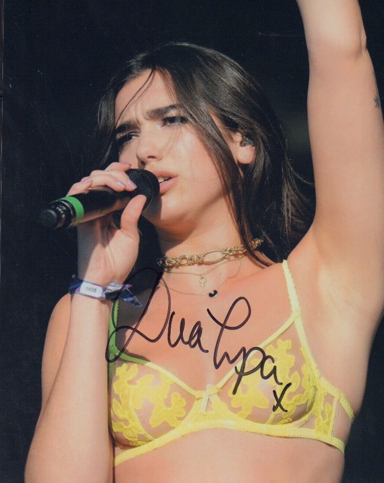 Dua Lipa signed photograph (1 of 1)