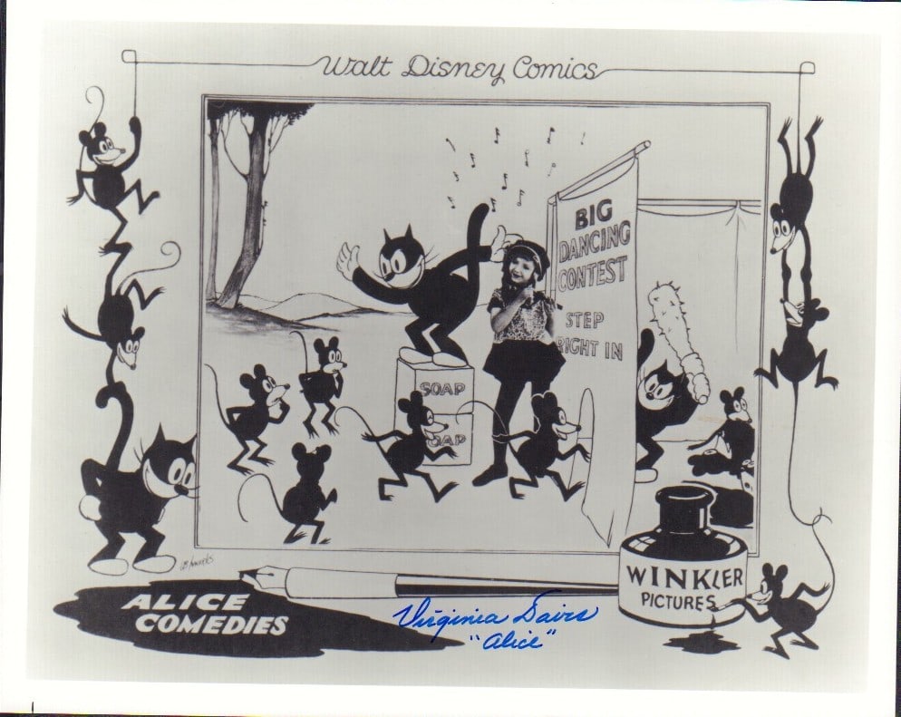 Virginia Davis signed photograph (1 of 1)