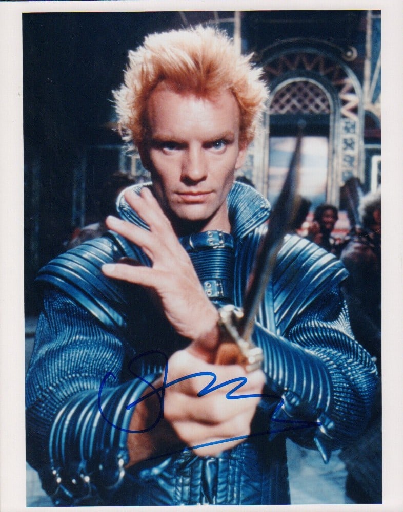 Sting signed photograph (1 of 1)