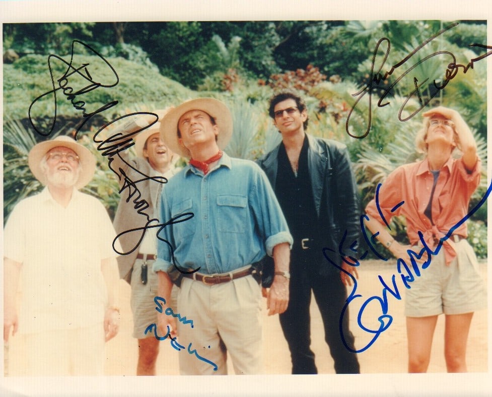 Jurassic Park cast signed photograph (1 of 1)