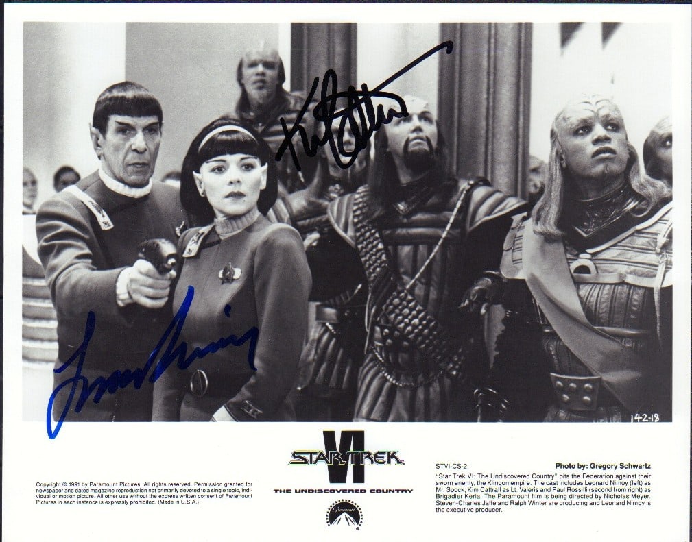Star Trek VI signed photograph (1 of 1)