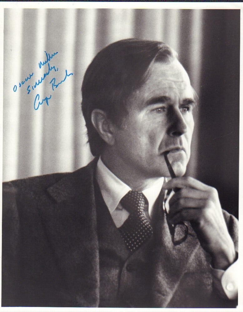 George Bush signed photograph (1 of 1)