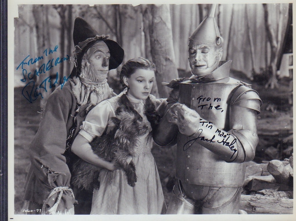 Tin Man and Scarecrow of Oz signed photograph (1 of 1)