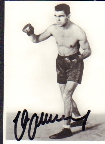 Max Schmelling signed postcard (1 of 1)