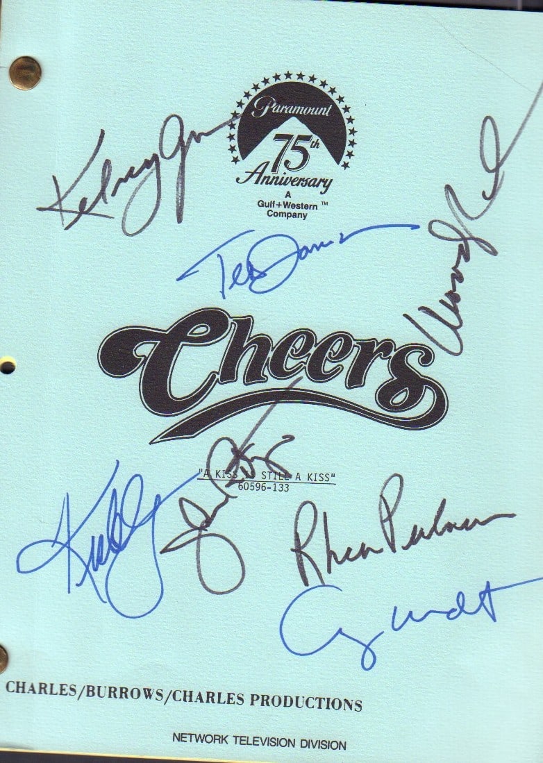 Cheers cast signed script (1 of 1)