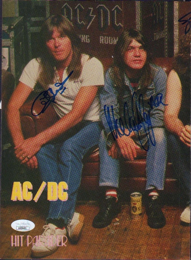 AC DC signed magazine photo approx 8x10 (1 of 1)
