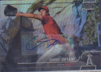 Shohei Otani signed Stadium club card (1 of 1)