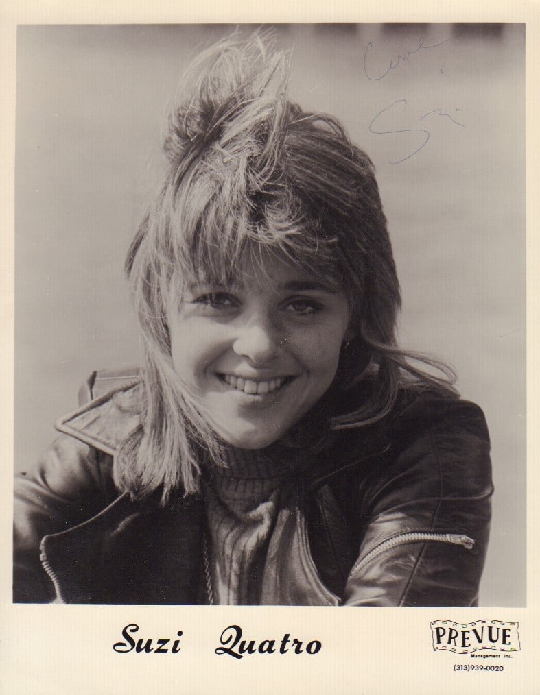 Suzi Quatro Signed Photo Auction