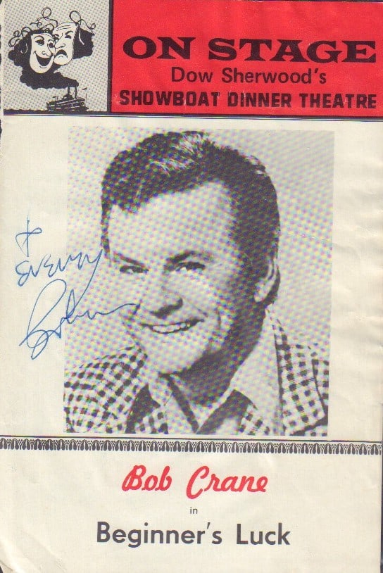Bob Crane signed program (1 of 1)
