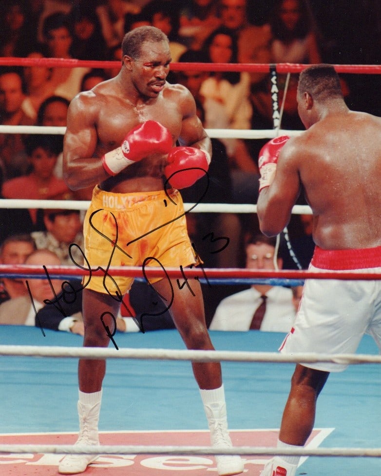Evander Holyfield signed photo (1 of 1)