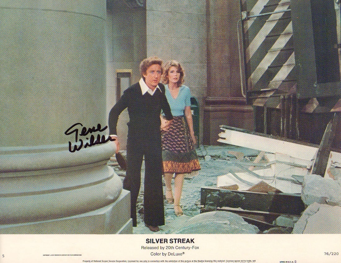 Gene Wilder signed lobby still (1 of 1)