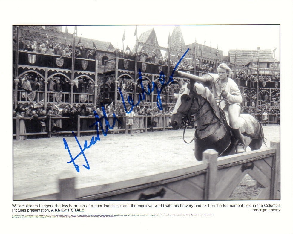 Heath Ledger RARE signed photo (1 of 1)
