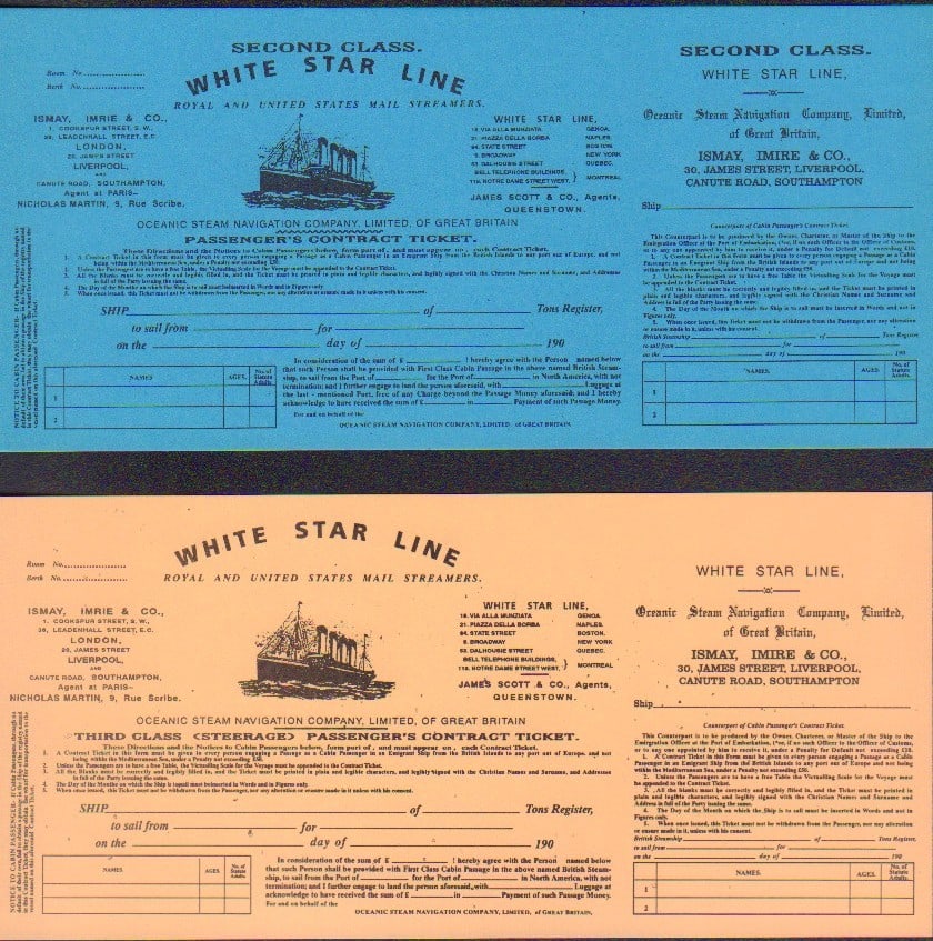 Titanic prop tickets (1 of 1)