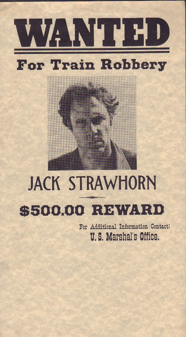 Posse rare prop wanted poster (1 of 1)