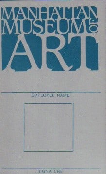 Ghostbusters II prop ID card (1 of 1)