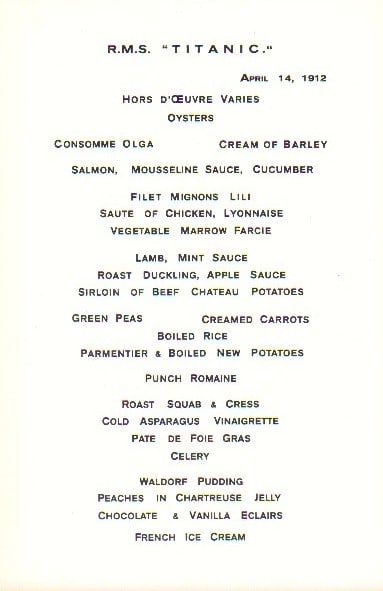 Titanic prop menu (1 of 2)