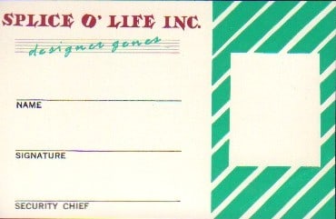 Gremlins II prop id card (1 of 1)