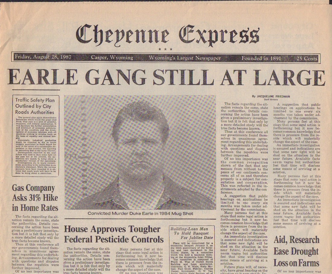 The Wrong Guys prop newspaper: A prop paper made for use in the The Wrong Guys a film starring John Goodman with COA from Piece of the Past and prop house Earl Hayes Press who made it