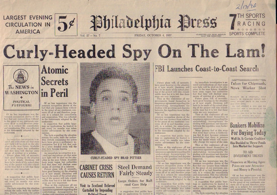 Boy Meets World prop newspaper (1 of 1)