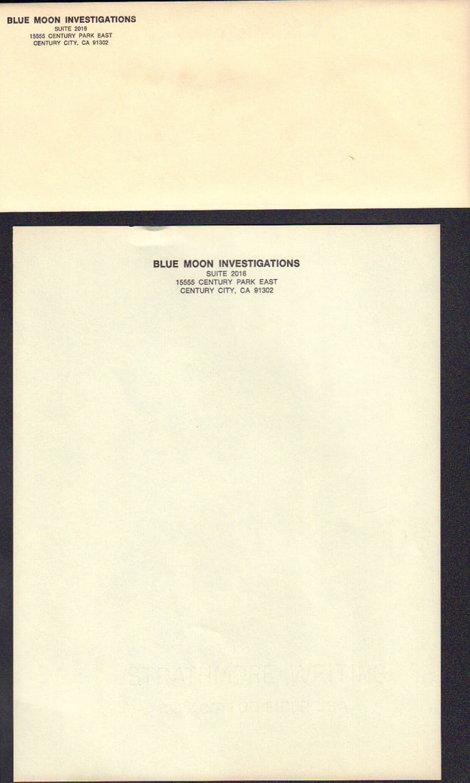 Moonlighting rare prop stationary (1 of 1)