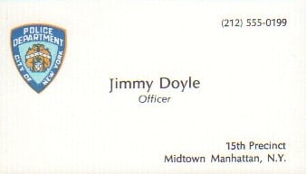 French Connection prop business card (1 of 1)