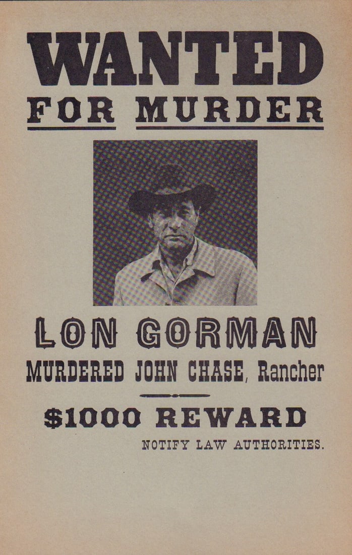 Gunsmoke Prop Wanted Poster (1 of 1)