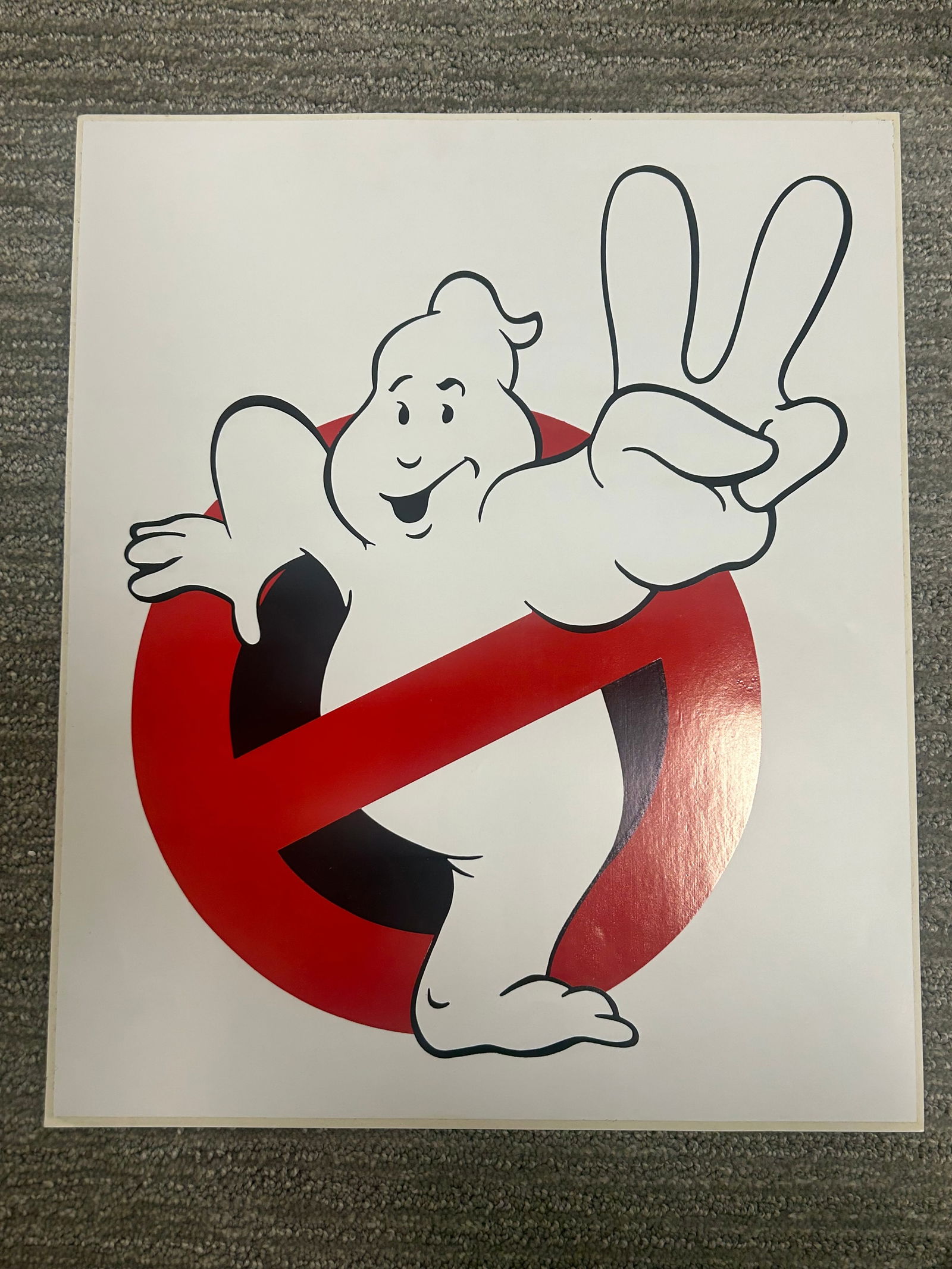 Ghostbusters II rare prop door decal for ambulance (1 of 1)