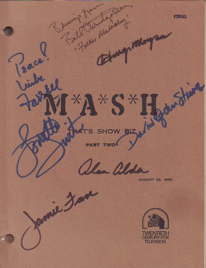 MASH script cast signed (1 of 1)
