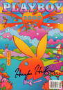 Hugh Hefner signed Playboy cover