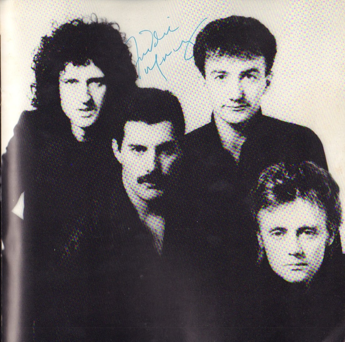 Freddie Mercury rare signed Queen program (1 of 2)