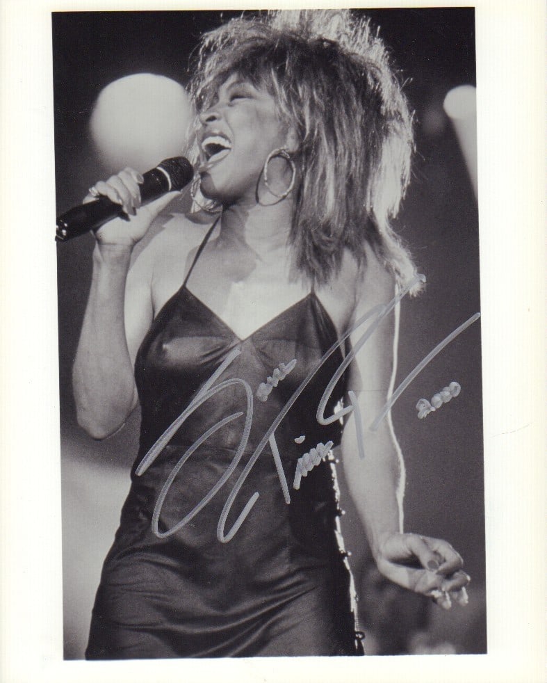 Tina Turner signed photograph (1 of 1)