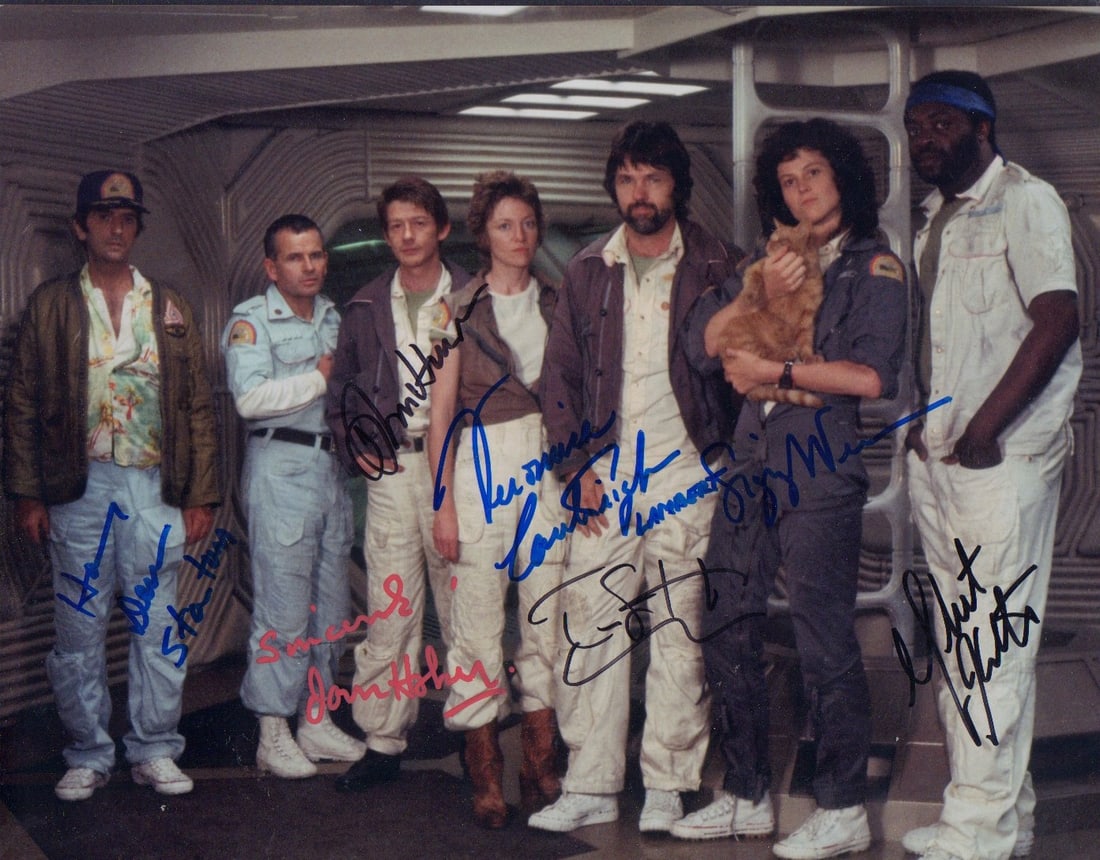 Alien cast signed photograph (1 of 1)