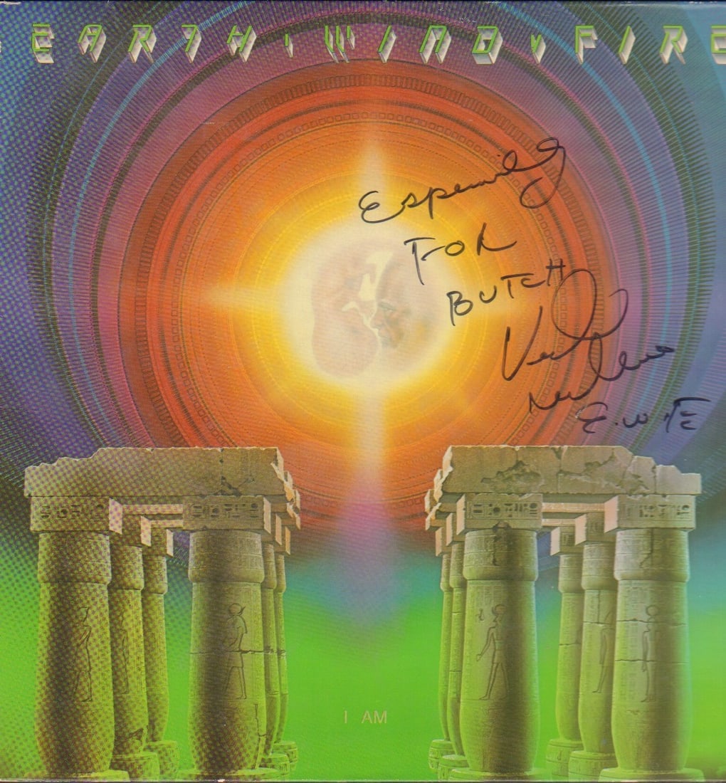 Earth Wind and Fire signed LP (1 of 1)