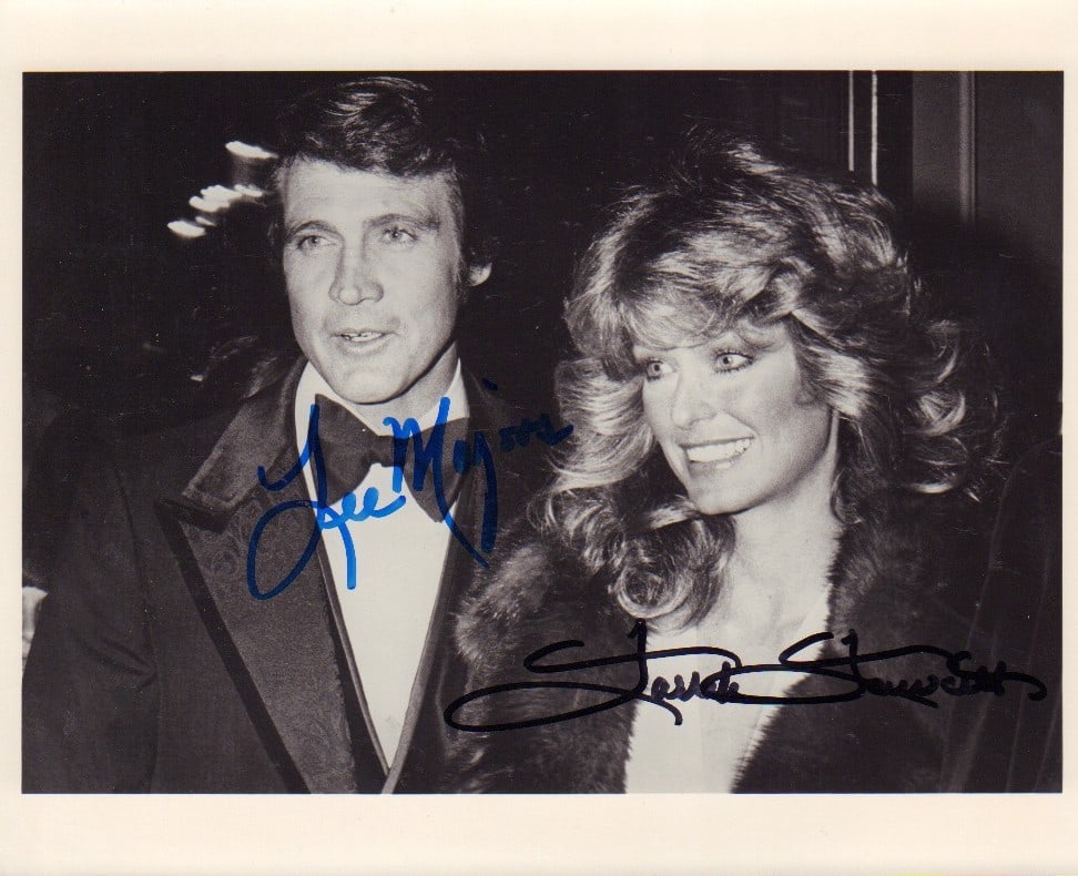 Farrah Fawcett and Lee Majors signed photograph (1 of 1)