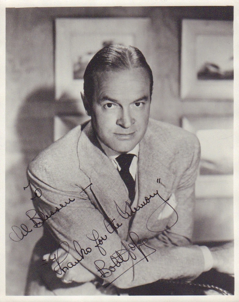 Bob Hope signed photograph (1 of 1)