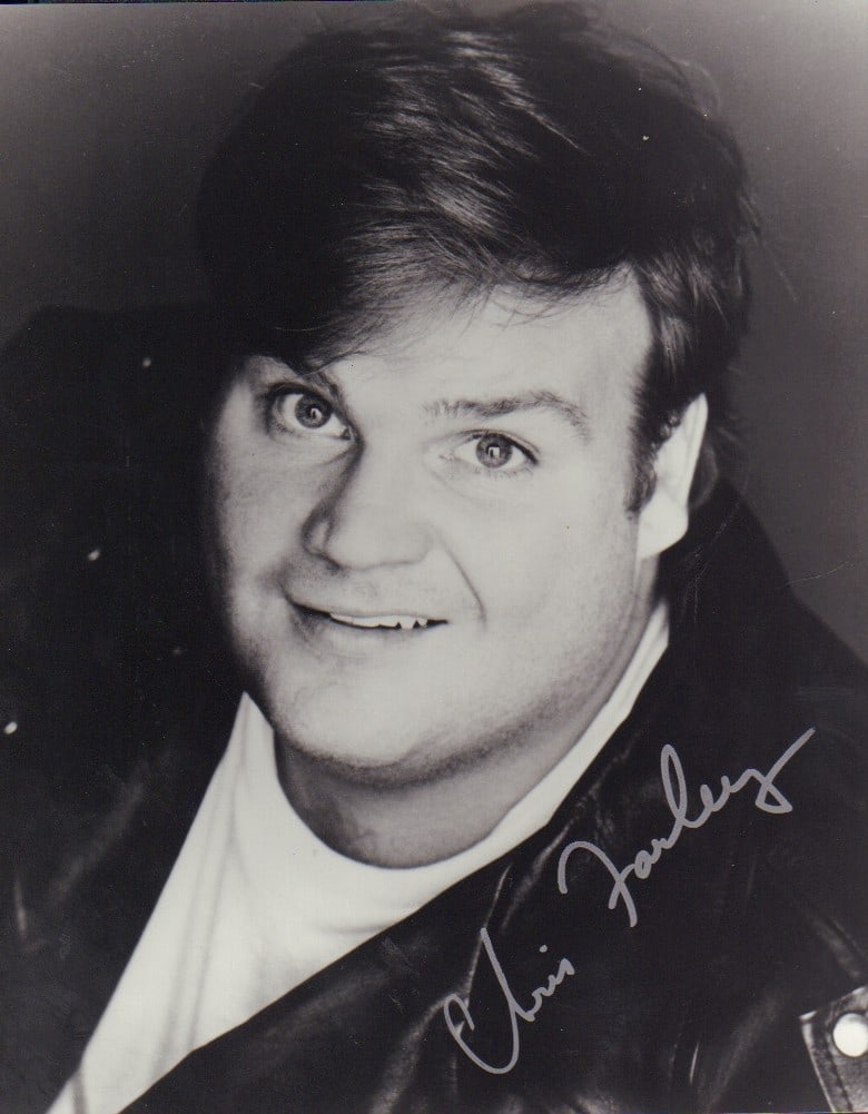 Chris Farley signed photograph (1 of 1)