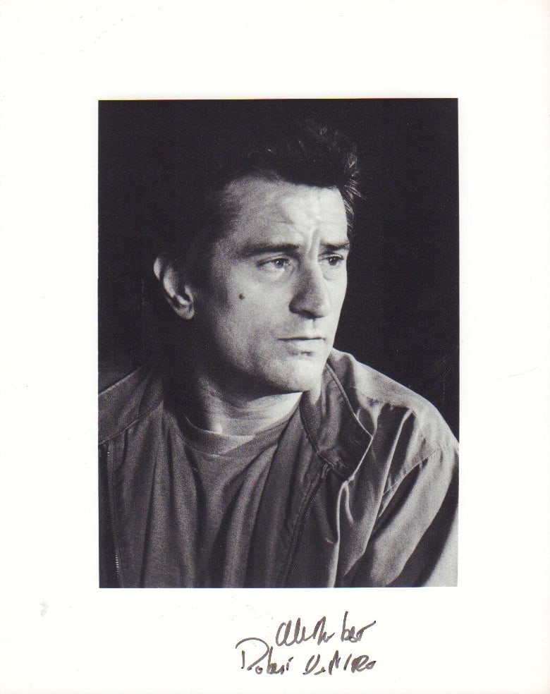 Robert Deniro signed photograph (1 of 1)