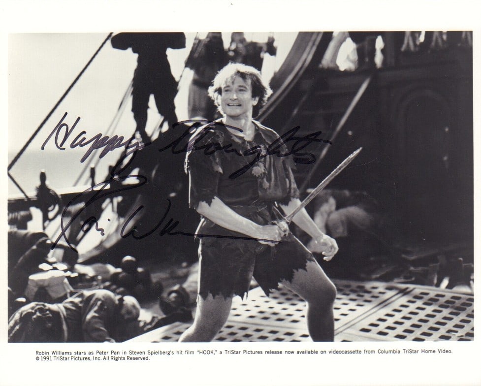 Robin Williams signed photograph (1 of 1)