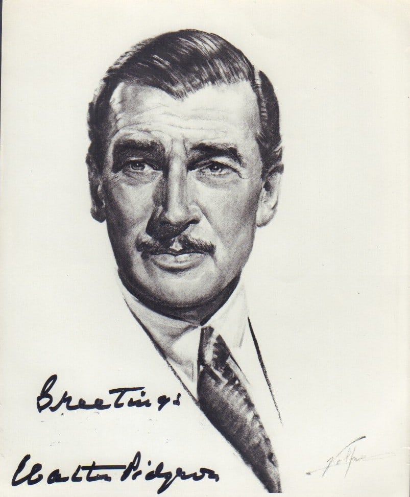 Walter Pidgeon signed photograph (1 of 1)
