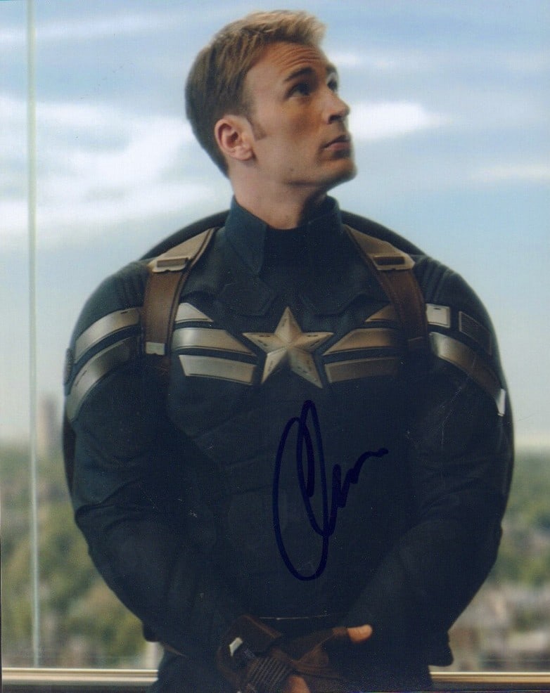 Chris Evans signed photograph (1 of 1)